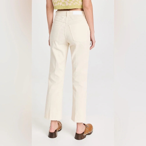 Re/Done 70s Pocket Loose Flare Corduroy Pants in Vintage Ivory Size 28 - Picture 16 of 16